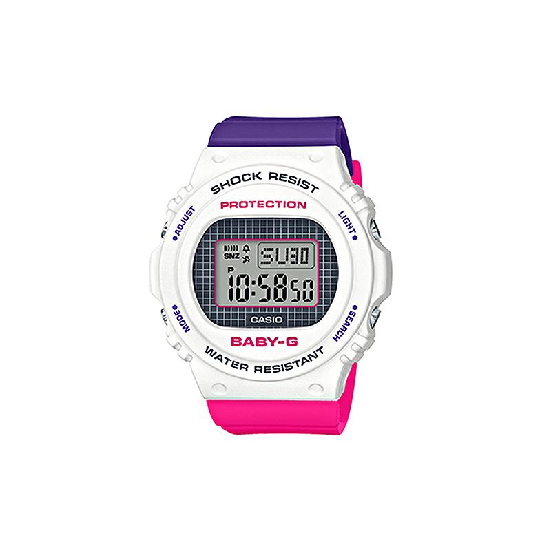 Casio Watch series-DWBGD Series Geometric Pattern Design Waterproof and Shockproof Quartz Movement Japanese and Korean DW-5700THB-7PR+BGD-570THB-7PR