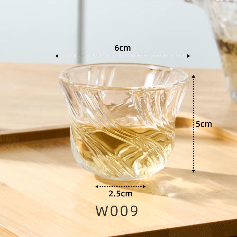 ZISIZ Japanese Heat-Resistant Glass Teacup