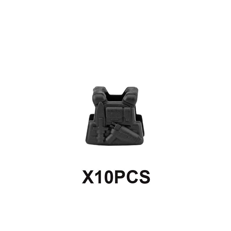 Military Building Blocks US Solider Figure M4 Gun Vest Special Force Tactical Bulletproof  Armour Weapon Accessories Bricks Toys