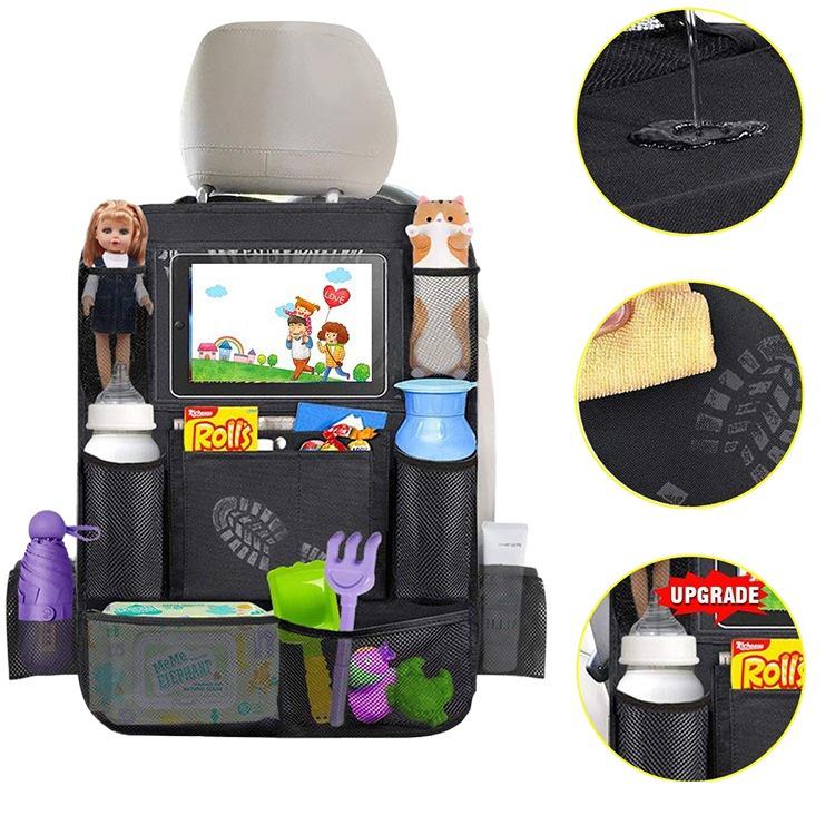Car Seat Back Storage Bag - Cartoon Multifunctional Organizer