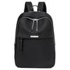 Unimamy Rucksack für Herren und Damen, Business, Unisex, A4-Format, PC-Fach, Leicht, Nylon, Wasserabweisend, Schwarz
