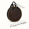 1Pc Heavy-Duty Round Tool Bag With Zipper Closure – Portable Storage Organizer Made Of Durable Fabric Suitable For RV Gardening And Workshop Tool