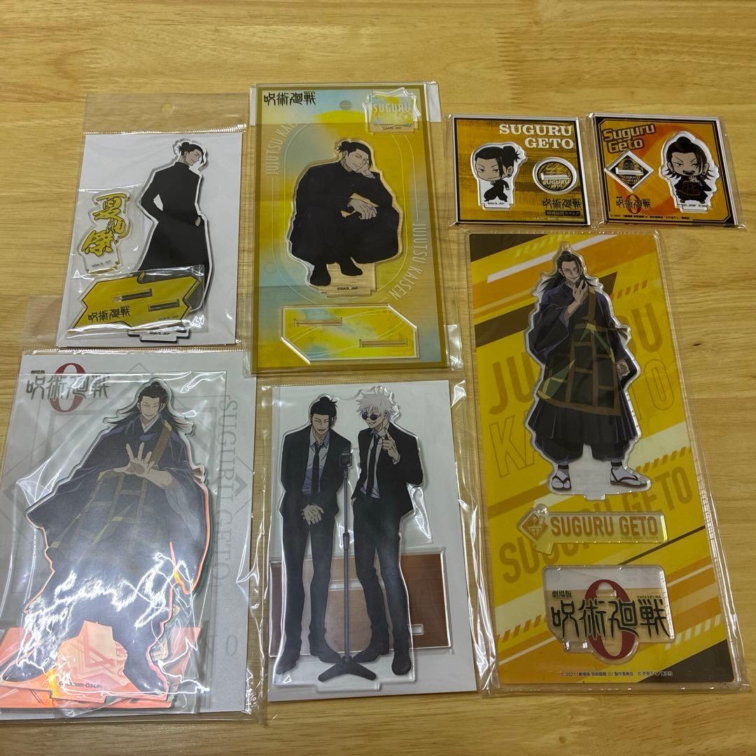 Used Natsyu Ketsu acrylic stand 7 types set