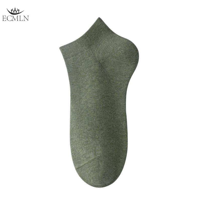 

Хлопковые летние короткие мужские носки, дышащие, впитывающие пот, нескользящие спортивные носки one size зелёный