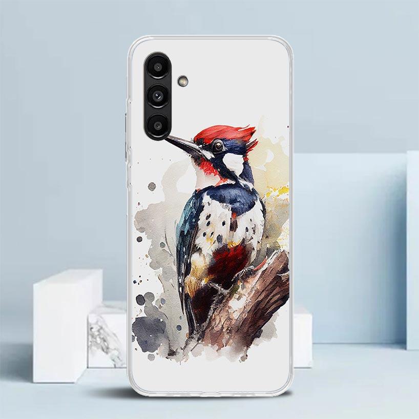 

Animal Oil Painting Bird Phone Case For Samsung Galaxy A17 A37 A57 A16 A15 A14 A13 A56 A55 A54 A53 A36 A35 A34 A33 A26 A25 A24 A Samsung A13 5G