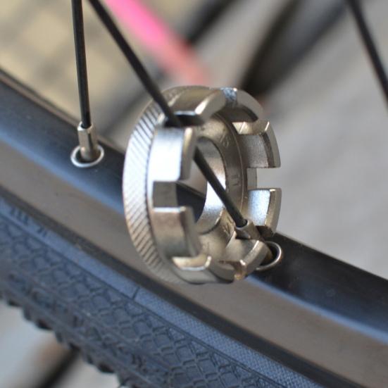Bike Spoke Wrench Tool Steel Bicycle Spoke Rim Tool Cycling Spokes Spanner for Adjusting Repairing Bicycle Wheel Tension