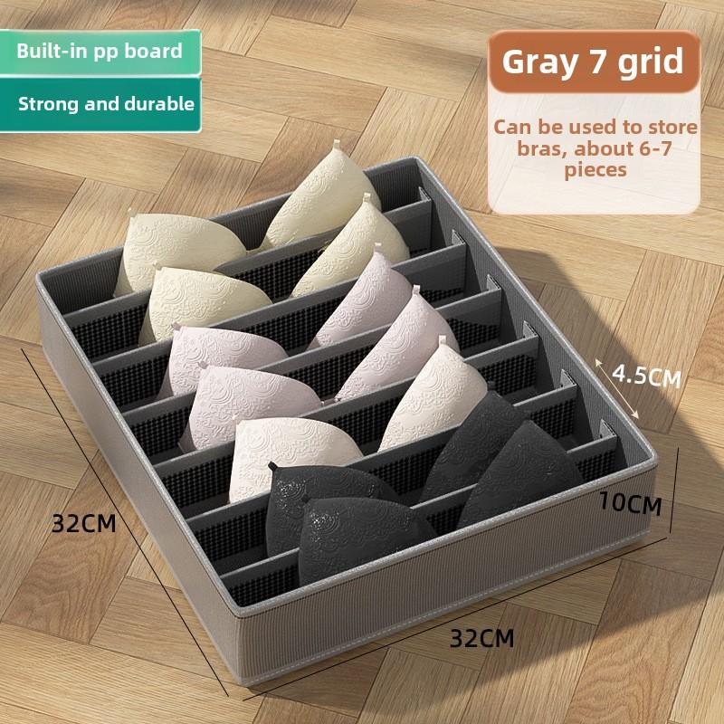 

Органайзер для нижнего белья, ящики для одежды, органайзер для шкафа, органайзер для нижнего белья, бюстгальтеров, носков, трусов, органайзер для хранения 7ge серый