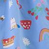 Girls Skirt Summer Dress New Foreign Style Children's Round Neck Short Sleeve Princess Dress Children's Dress