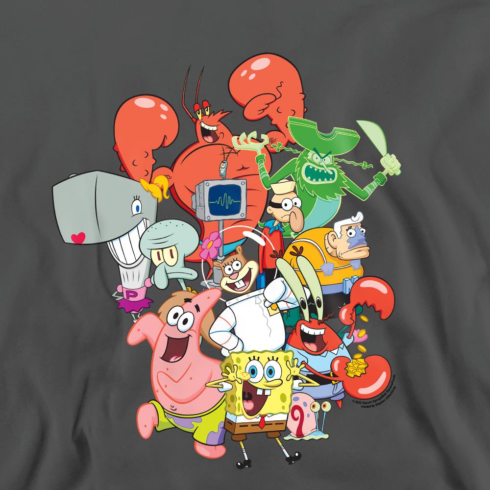 Svampbob Fyrkant Unisex Vuxen Hela Gänget Sweatshirt