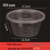 Disposable Round Transparent Meal Box