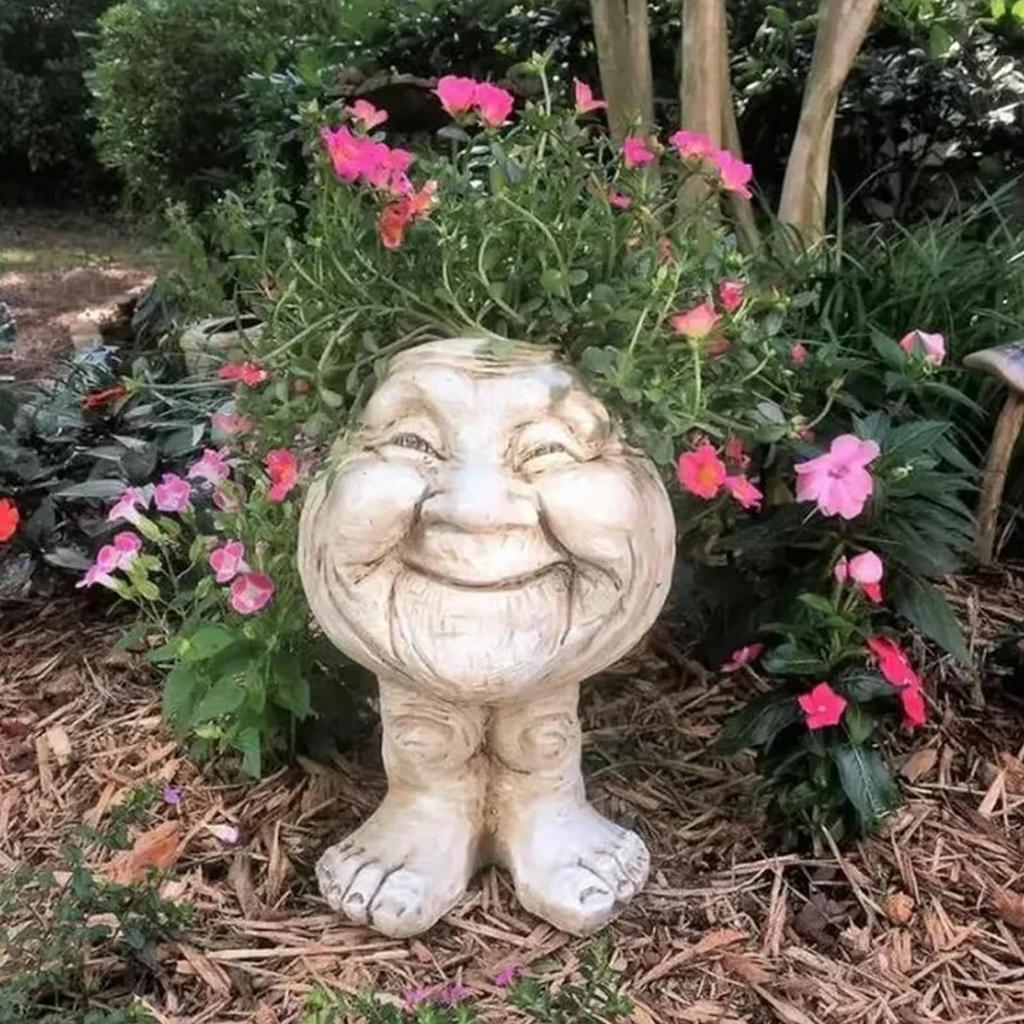Funny Planter Resin Decoration Ornament Home