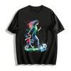 Fußballzeit für Eltern und Kinder Aquarell-Druck Lässiges Oberteil für die Familie Reines Baumwoll-T-Shirt