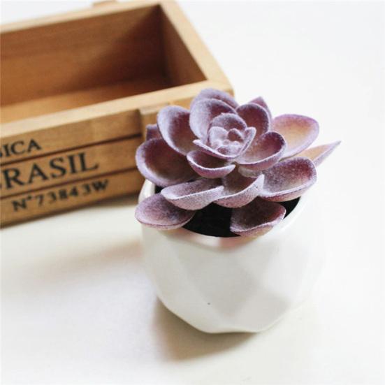 1Pc Artificial Flower Succulent Plant Bonsai DIY Garden Office Home Party Decor