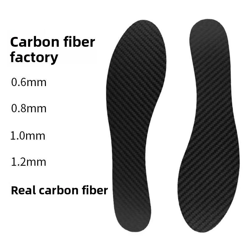 0,6 mm Ultra-dünne starre Karbonfaser Morton-Verlängerung Orthesen-Einlegesohle Feste Fußgewölbestütze Schuheinlage
