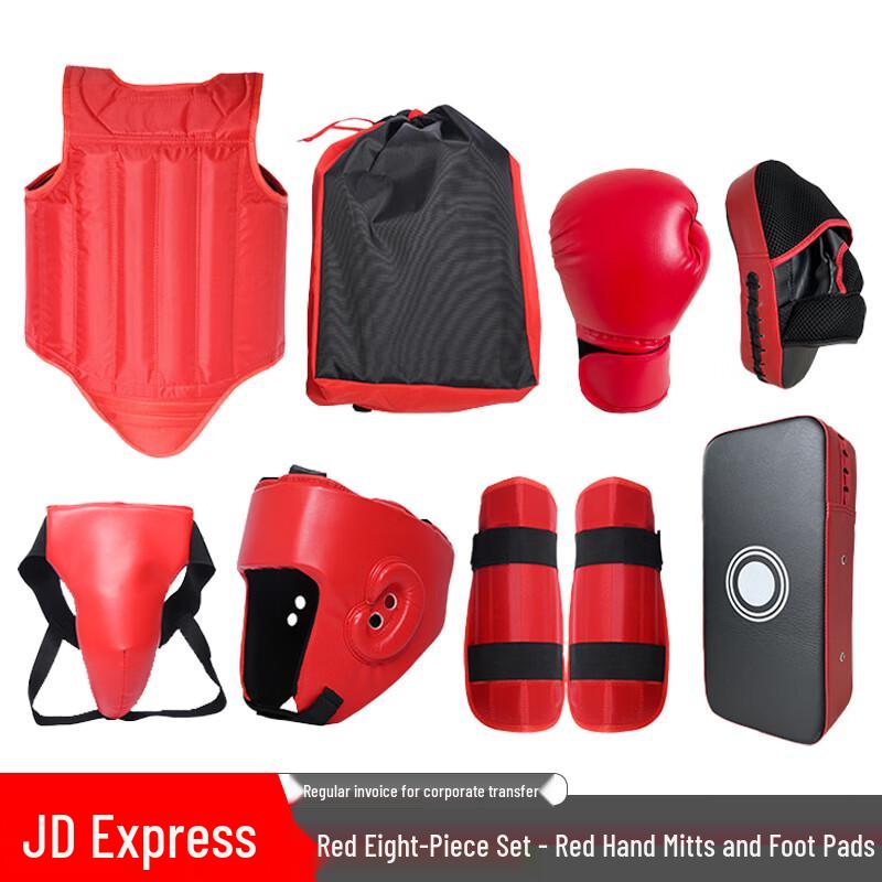 FUTLSLY Boxing & Sanda Protective Training Gear Set