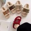 Thick-soled Fluffy Slippers Women Wear 2025 Autumn and Winter New Plush Shoes Go Out Internet Celebrities Soft-soled Cotton Drag Tide