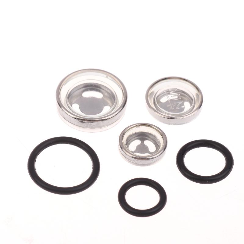 2/5 Sets For Kawasaki Bwm Yamaha T700 Motorcycle 12/14.5/18Mm Master Cylinder Brake Pump Oil Window Mirror Sight Glass Gasket