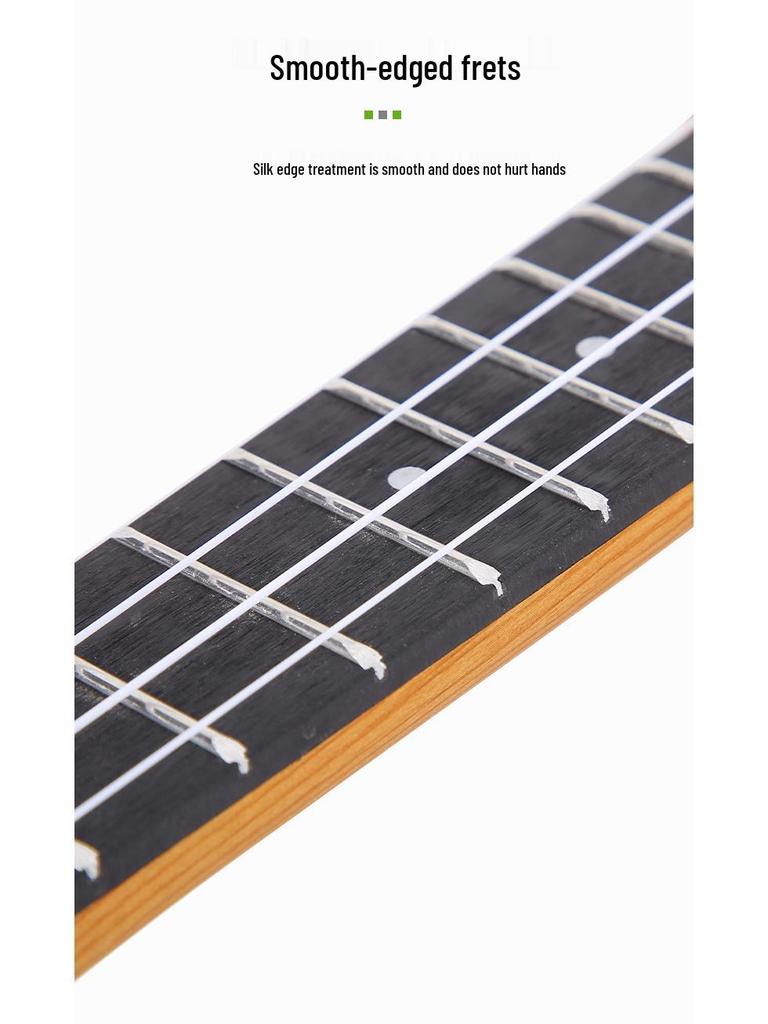21-Inch Natural Wood Children's Ukulele Four-String Guitar Instrument