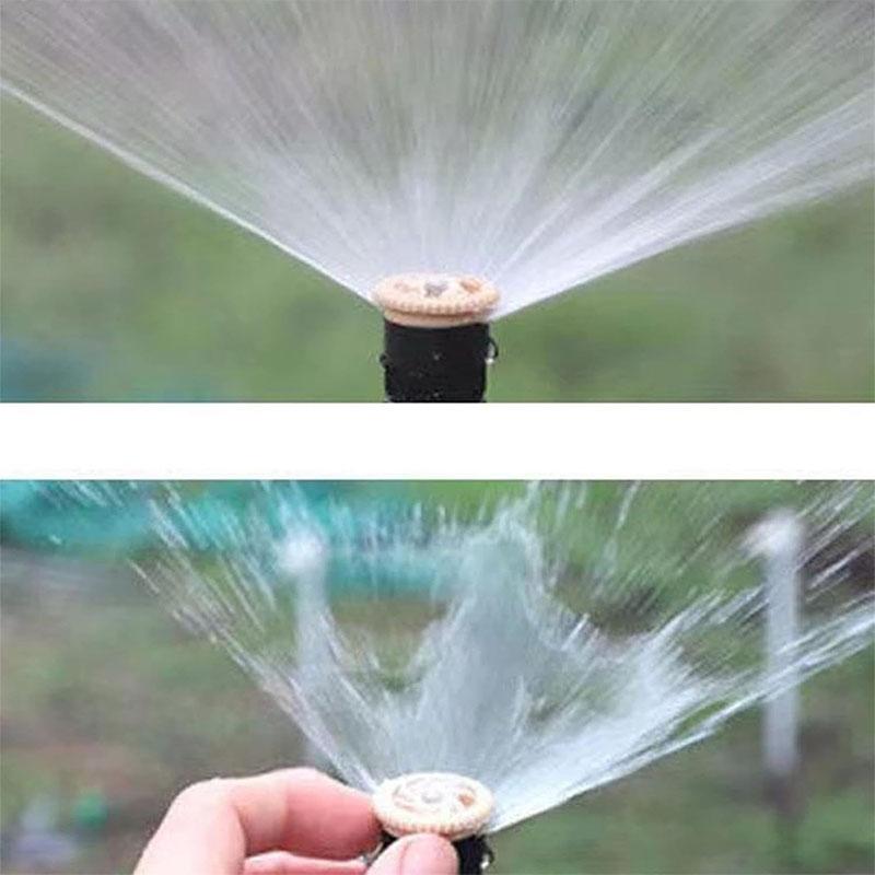 Garden Sprinkler 360° Rotation Irrigation Watering System Agriculture Ground Automatic Tube Adjustable Plug Buried Atomization