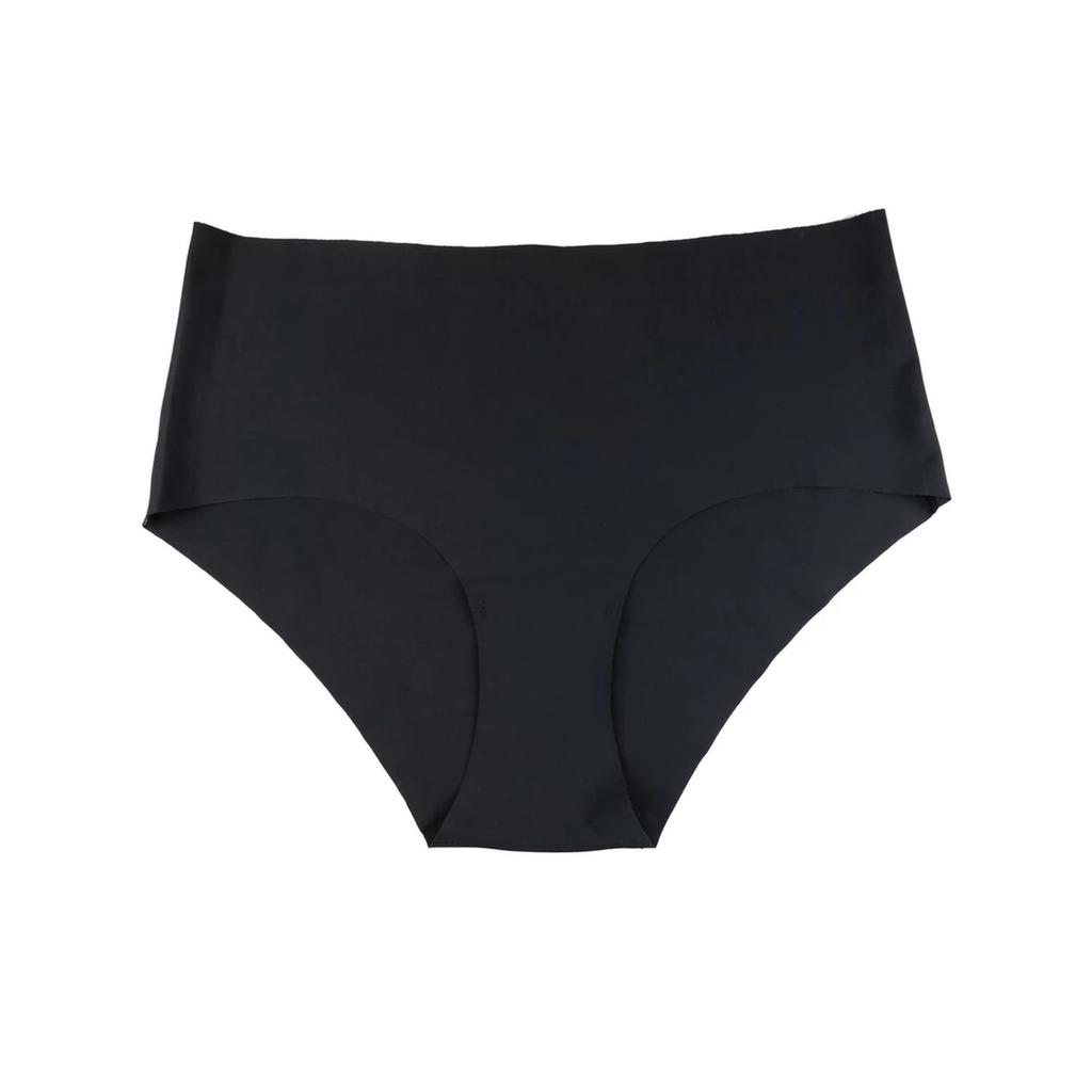 Invisible panties - Bye Bra Invisible High Brief Nude + Black L