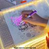 Children's Glow Drawing & Writing Board - Erasable Fluorescent Acrylic Toy
