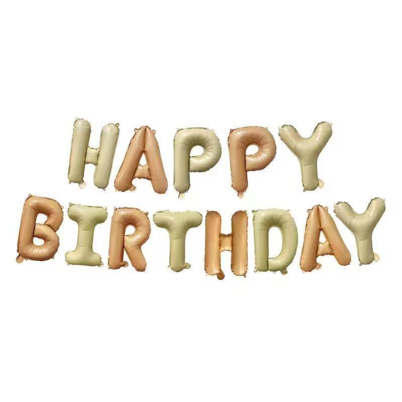 16-Inch English Letter Foil Balloon for Kids Birthday Party Decor