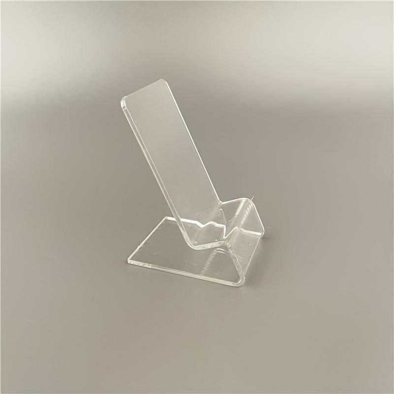 1 Transparent Acrylic Mobile Phone Holder, Multi-angle Desktop Holder, Portable Creative Bedside Desktop Accessories