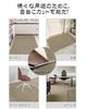 AYO Gaming Chair Mat, Ivory, Extra Large, 130x160cm, 4mm Thick, Carpet-Style, Non-Slip, Floor Scratch Prevention Mat Pad, Self-Adhesive, Noise Reducti