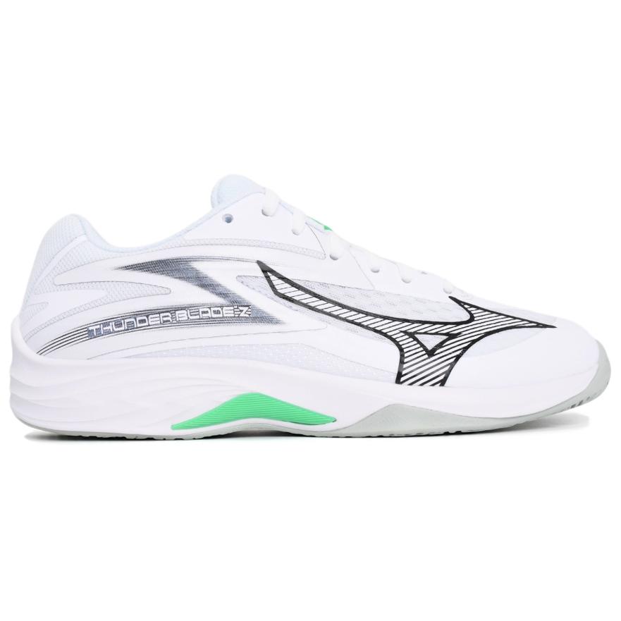Mizuno Thunder Blade Z White Black Frozen Emerald Unisex Sneakers V1GA237016