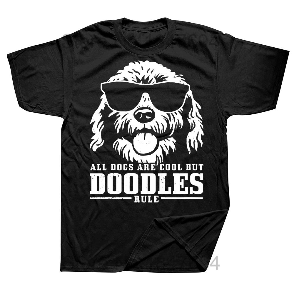 Goldendoodle Personal Stalker Funny Golden Doodle Mom T Shirts Cotton Streetwear Short Sleeve Birthday Gifts Summer T-shirt