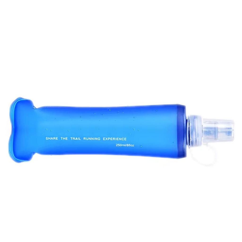 Portable Soft Flask Folding Water Bottle Reusable Handheld Soft Water Bottle for Outdoor Running Cycling Climbing