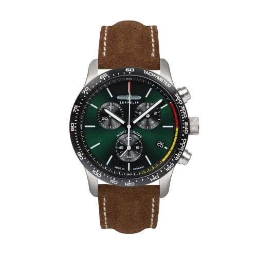 

Zeppelin Night Cruise Watch 7288-4 Men s Brown