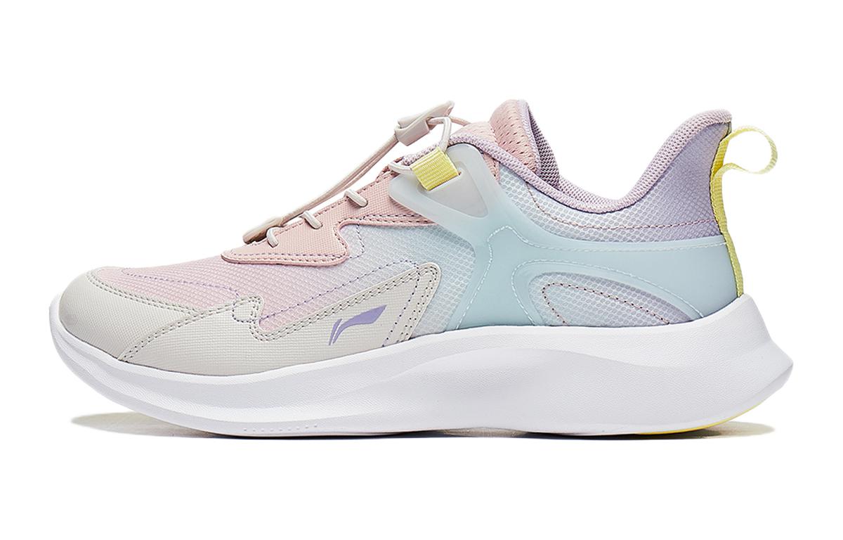Li Ning YOUNG Antelope 3.0 V3 Cushioning Low top Kids Lifestyle Shoes Pink Unisex YKCT162-4 33