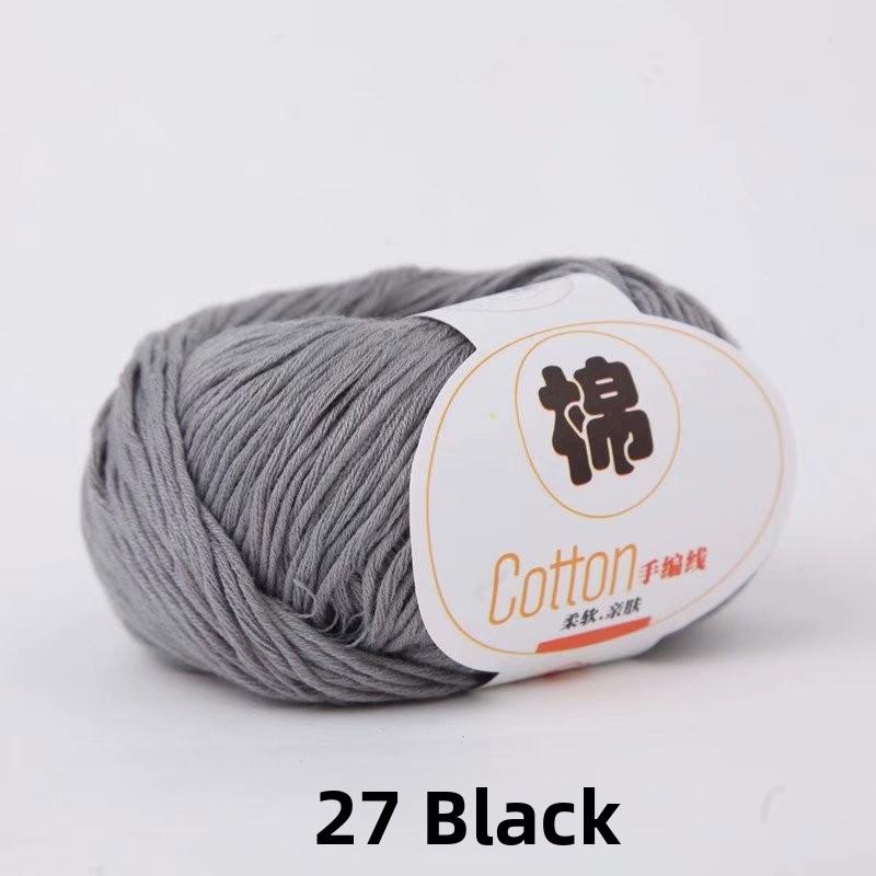 4-Ply Hand Knitted Cotton Yarn for Baby Milk Cotton DIY Wool Ball Children Sweater Fabric Cotton Tead Baby Knitting Yarn