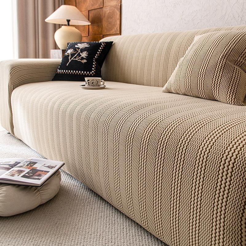 

Жаккардовый флисовый эластичный чехол на диван 2025 новый всесезонный универсальный всевключающий универсальный защитный чехол для дивана против царапин от кошек Foot pedal [Application range 70 * 90cm]