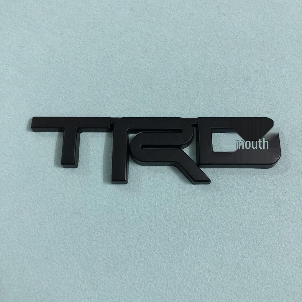 TRD 3D Metal Logo Sticker for Toyota Cars—Trunk & Tail Body Modification