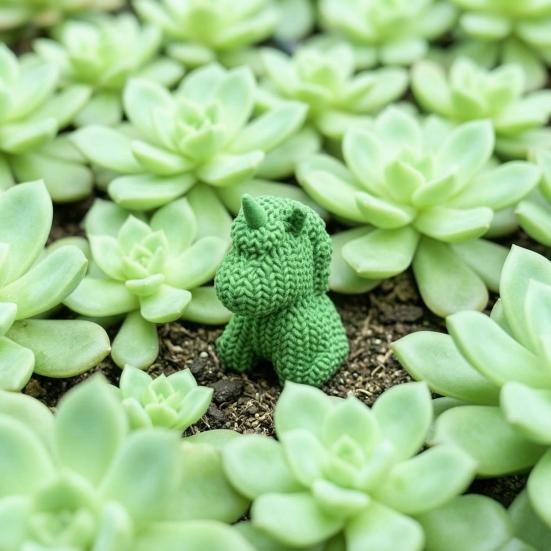 Creative Birthday Gifts for Girls 3D Printed Unicorn Figurine with Knitted Texture, Cute Compact Rainbow Colored Desk Decor Animal Statue, Desktop
