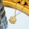 Ping An Lock Pendant Necklace Clampsia Chain Niche Temperament
