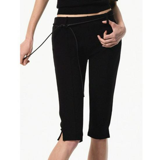 

RA Premium Selection Mid-rise Stretch Slim-fit 7/10 Length Black Pants Large чёрный