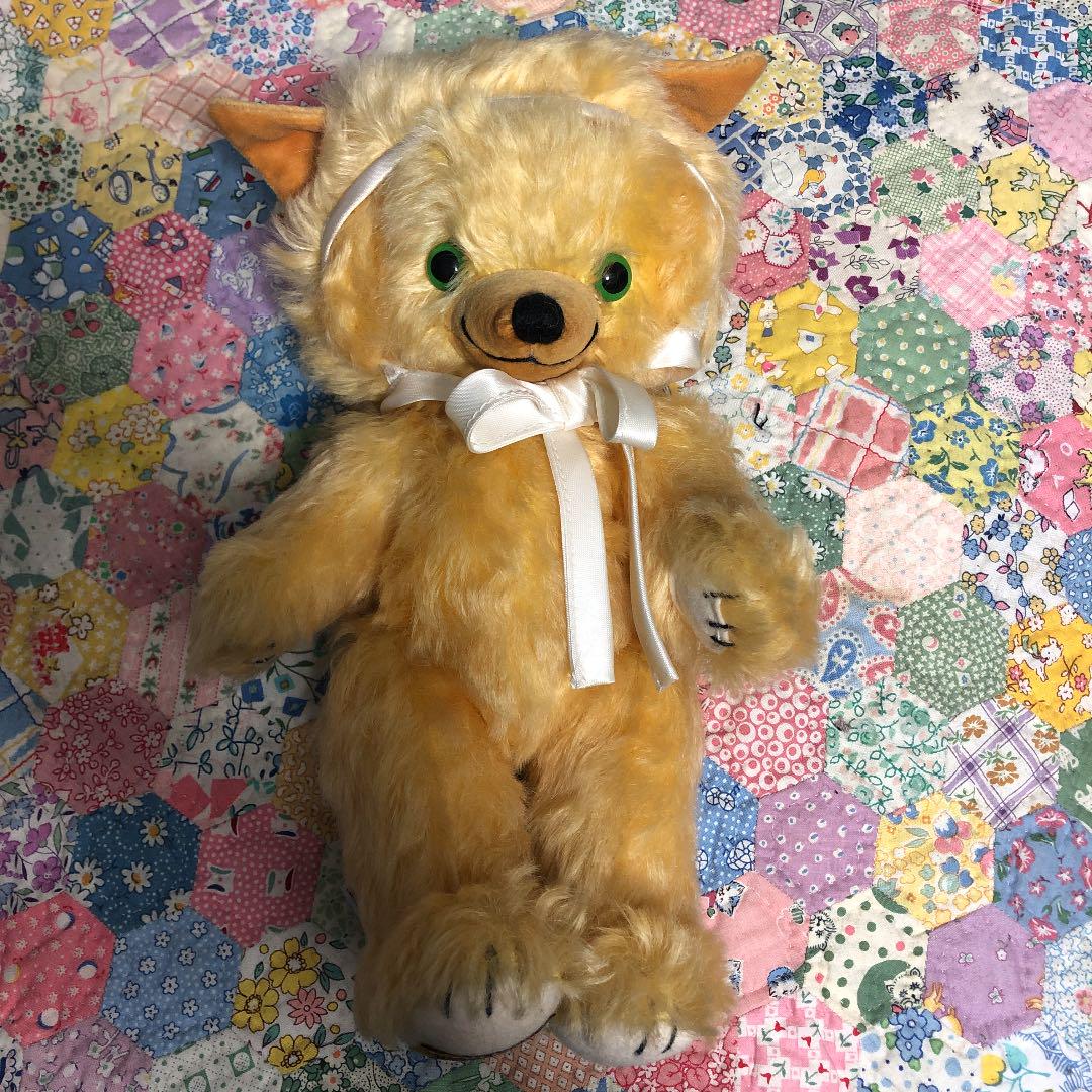 

[USED] Merrythought Cheeky Cat Ear Teddy Bear