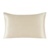 One Side 100% Mulberry Silk Pillowcase with Hidden Zipper Solid Color Pillow Case for Sleep and Skin Care