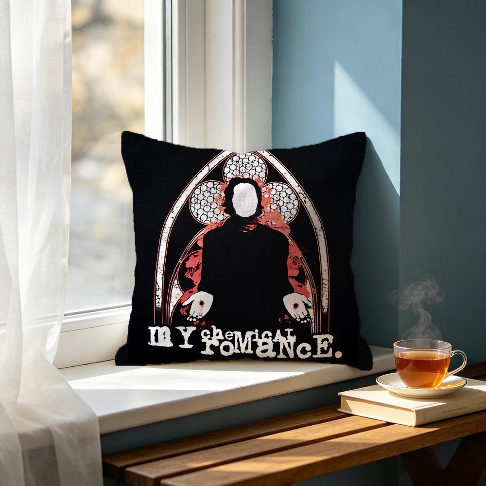 Band MMy Chemical Romanceed Cushion Cover Cushion Cover Set Pcs x x x Pillowcase Decorative Sofa Home Decor