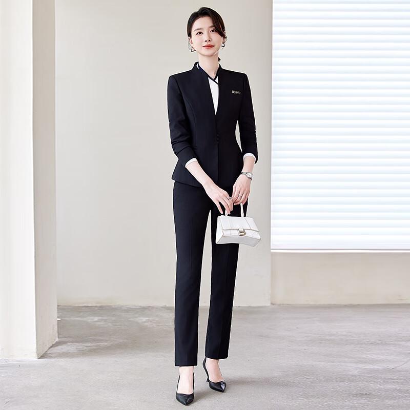 Kasey Women's Chinese Style Professional Suit Set