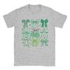 Harajuku T Shirt Cute Green Shamrock Bow Coquette Cotton T Shirts St Patricks Day Fashion Tee Shirt for Couple Beac Top Tees