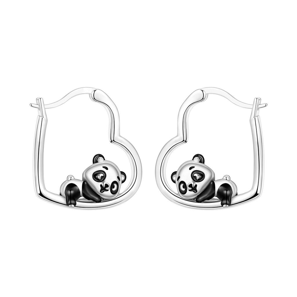 Cute Animal Silver Plated Earrings Cat Dragonfly Zircon Earrings Earrings Daily Versatile Accessories