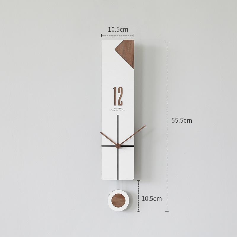 

Nordic Wall Clock Fashion Living Room Wall Watch Light Luxury Bedroom Decoration Silence Clocks Home Decorative Accessories