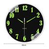 Wall Clock  Practical 30cm Wall Hanging Luminous Silent Digital Clock  Battery Operated Wall Hanging Clock
