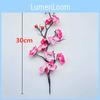 Faux Plum Blossom Branch With Silk Material For Living Room Decor And Collectors