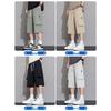 Men's Ice Silk Breathable Cargo Capri Shorts