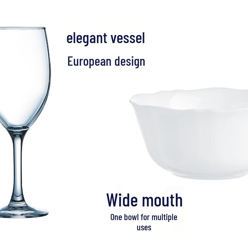 Luminarc V7259 12-delars vit glas servis